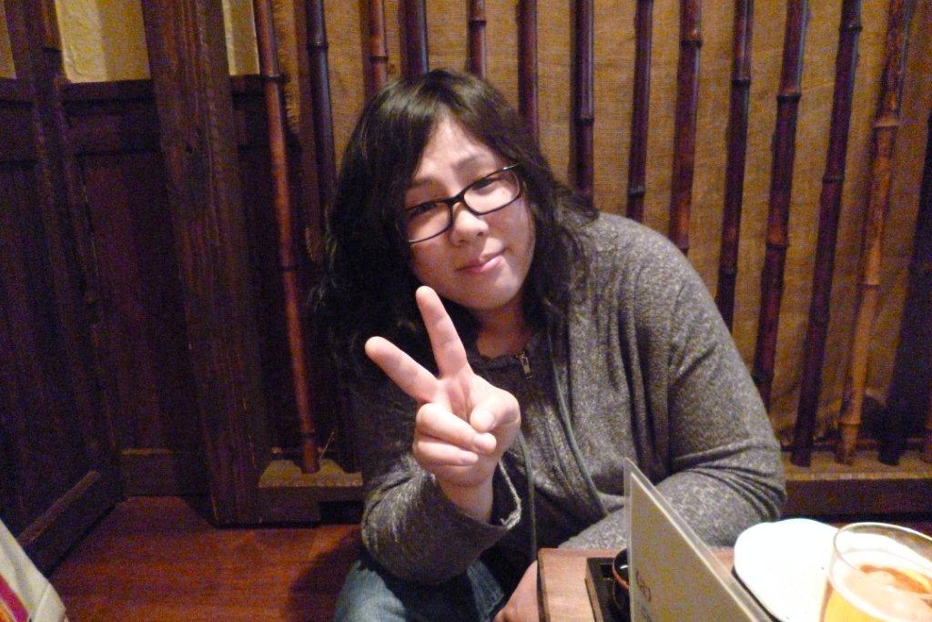 札幌から仕事で東京に来ていたベーシストの木村圭子さんもれんこ～ん！