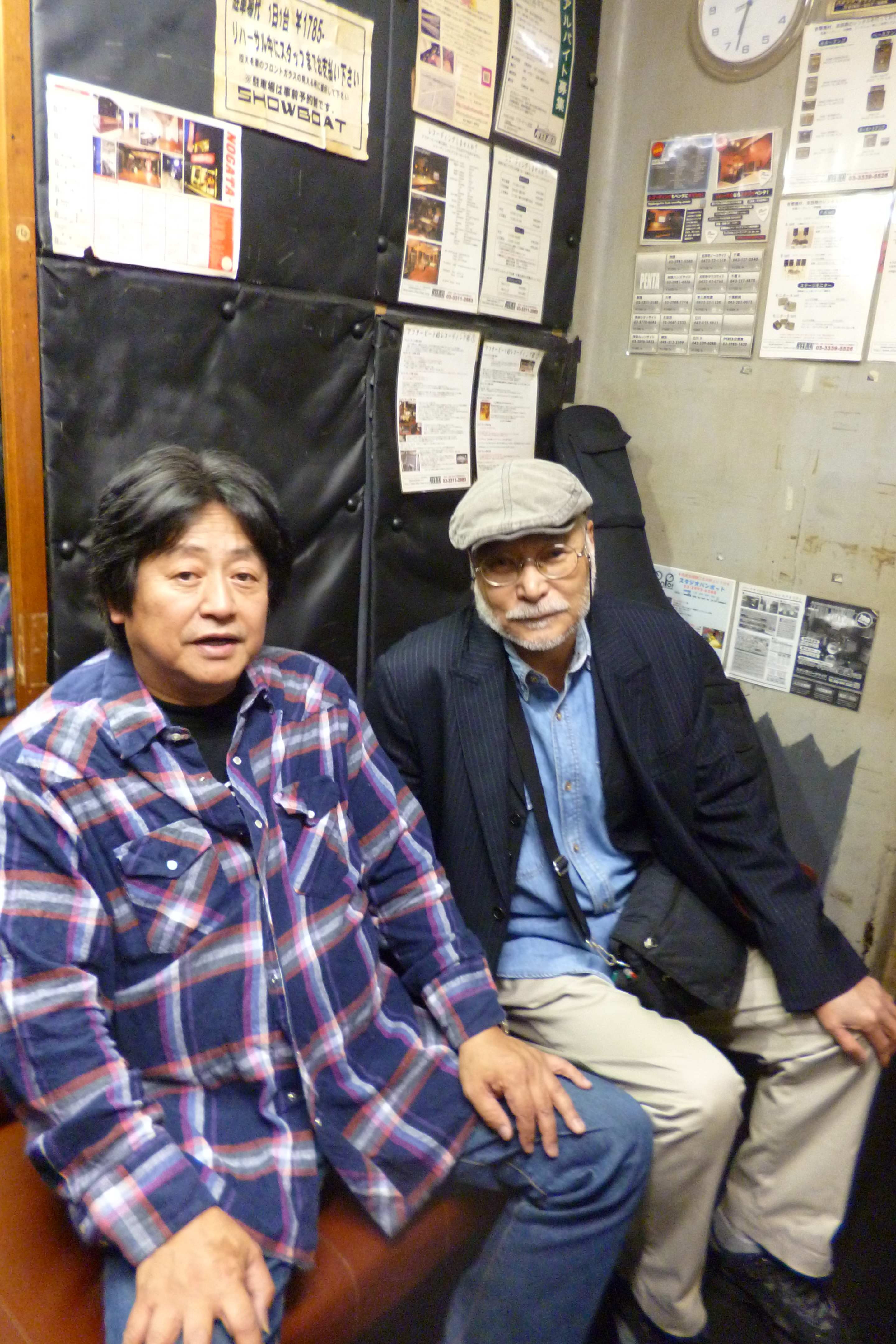 開演前に楽屋を訪ねていただいた音楽プロデューサー・長田登美男さんと